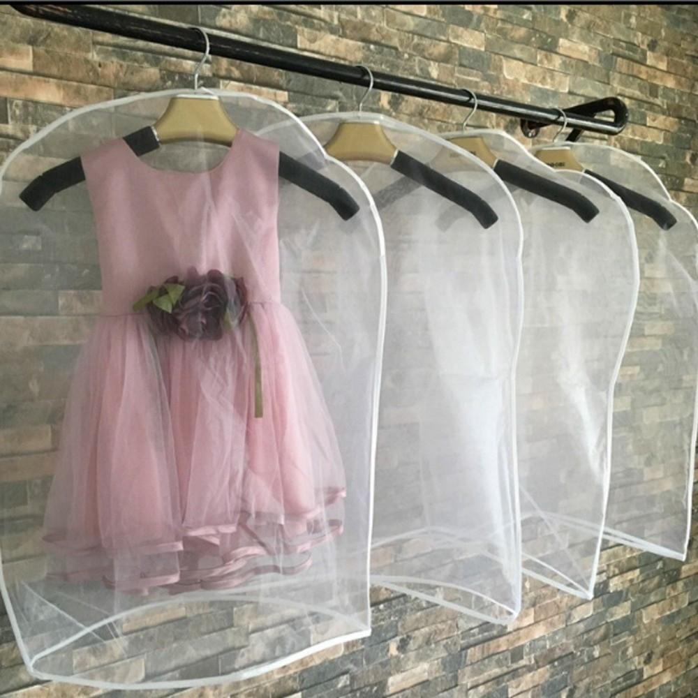 Clear Dust-proof Covers Reusable Clothing Cover Durable Wedding Dress Garment Protector  Wardrobe