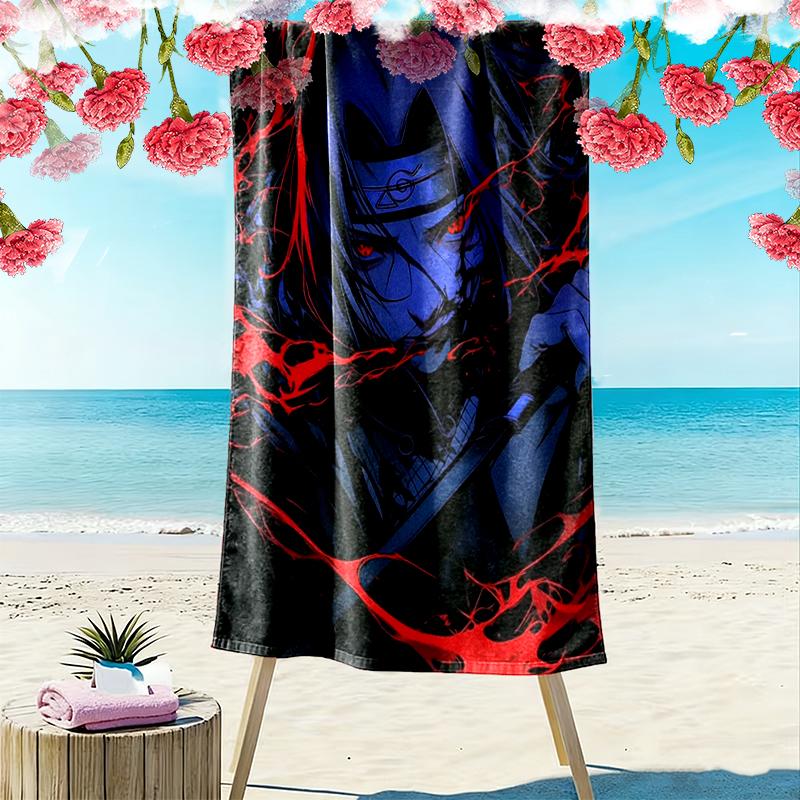 naruto Beach Towel, Multi-purpose Beach Towel Perfect for Camping and Beach Vacations