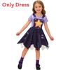 Poppy Playtime Lily Lovebraids Vestito Cosplay a Maniche Corte per Bambine Performance sul Palco