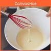 Factory Custom Stainless Steel 304 Egg Beater Cream Whisk Mixer 10 Inch Yellow Silicone