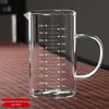 Thickened High-Temperature Resistant Glass Measuring Cup with Handle for Microwave and Baking