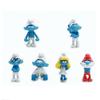 Encantador Desenho Animado Smurfs Conjunto de 6 Adoráveis Bonecos Colecionáveis de PVC