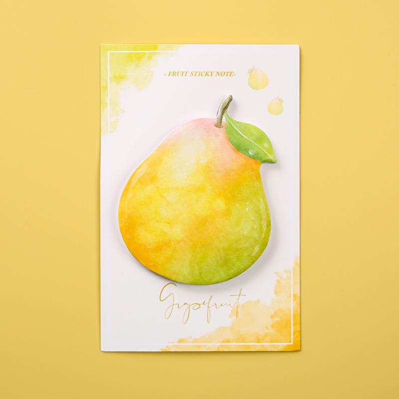 30pcs/set Festive Fruit Sticky Notes- Creative Peach and Kiwi Design - Perfect for Office, Home, or Gifts - MOYL Brand