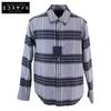 [Autorizado Domesticamente/Fabricado em 2014] RM242M MJV HRS63W Xadrez Damier Camisa de Flanela tops G cinzaUsado