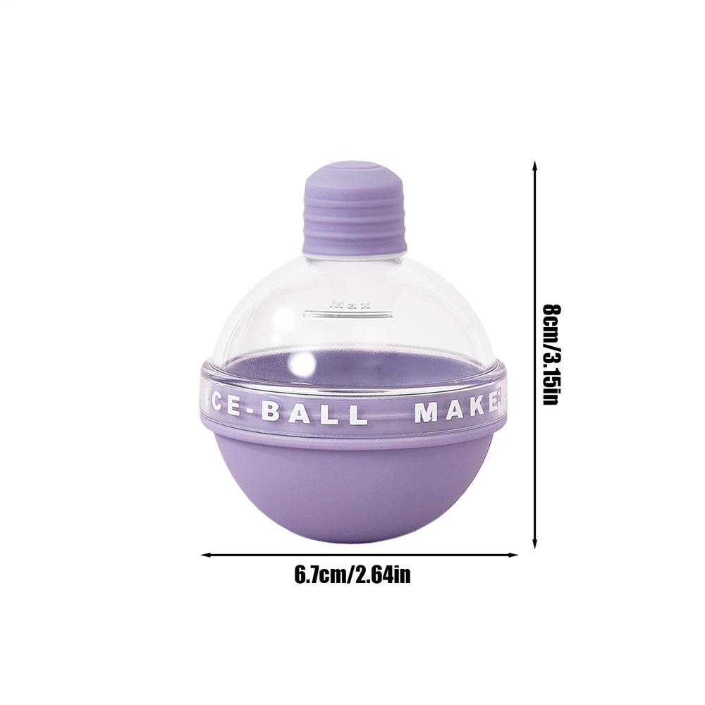 

Ice Ball Maker Food Grade Silicone Iced Bulb Mold Making tool for Cocktail Coffee Home RV Cafe Kitchen Hotel Wedding Party фиолетовый