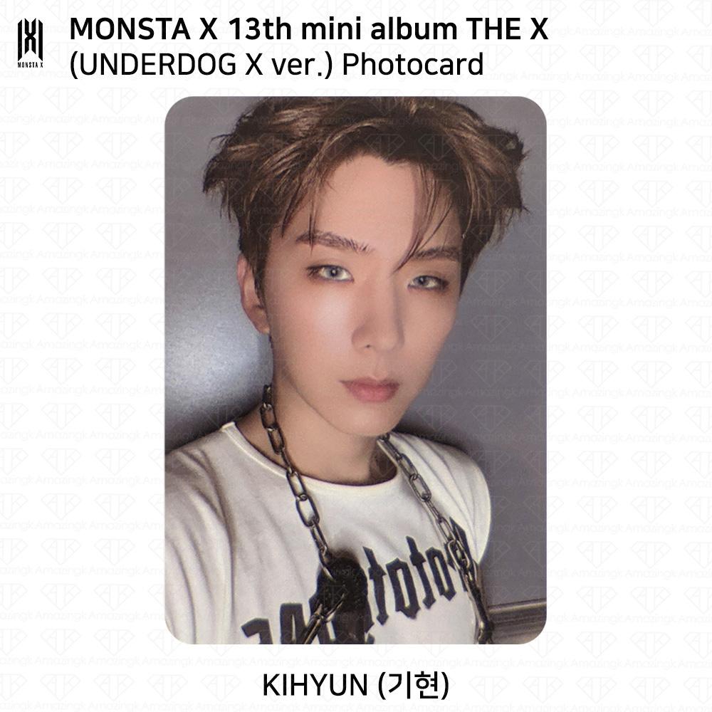 Monsta X The 13th Mini Album THE X Photobook Ver Underdog Ver Official Photocard