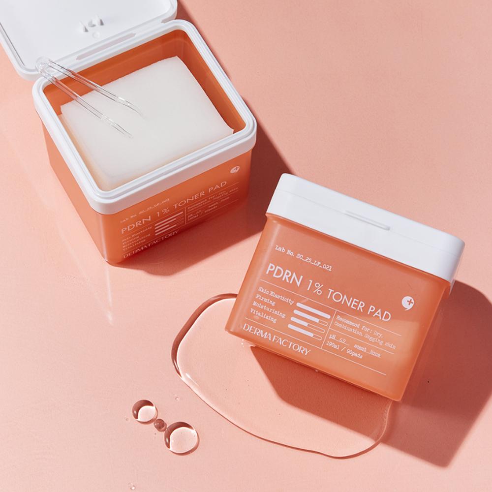 [DERMA FACTORY] PDRN 1% Toner Pad 190ml 90EA