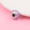 Pink Purple Shimmer Murano Glass Charms 925 Sterling Silver Faceted Beads For Jewelry Making Fits Original Bracelets
