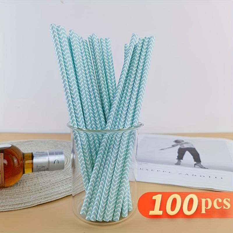 

100 шт., соломинки, разные стили, подходят для коктейлей, кофе, молока, газировки - подходят для вечеринок, дома, настольного декора