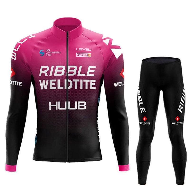 Long Sleeve  Sweat-absorbing Quick-drying Highway Spring and Autumn Men's and Women's Cycling Suit 2026 Autumn Breathable Cycling Suit Set