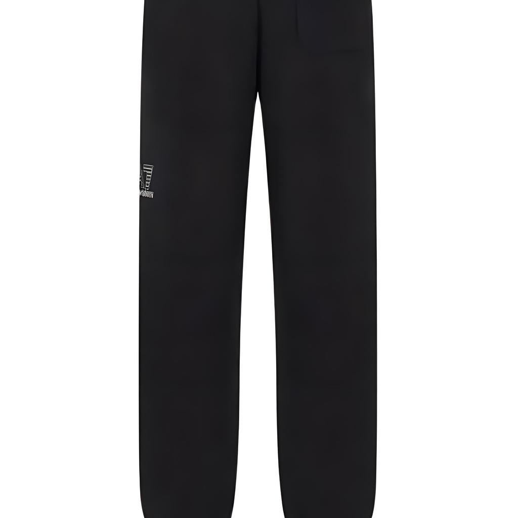 EMPORIO ARMANI EA7 FW24 Knitted Sweatpants Unisex Black 6DUP56-PJZXZ-