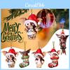 Vrolijk Kerstfeest Gremlins Gizmo Acryl Kerstmuts Hanger Kerstboomdecoratie