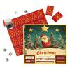 1000Pcs/Set Christmas Jigsaw Puzzle Advent Puzzle 2025 24 Days Educational Puzzle Xmas Countdown Calendar Decoration Holiday Party Gift