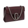 Gucci Dionysus Leather Chain Wallet Bag Burgundy Red Crystal Tiger Head Hardware Crossbody Clutch for Women Daily Commute  401231-CAOGN-6886