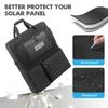 Solar Panel Carrying Case Large Capacity Solar Panel Storage Bags Padded Travel Solar Panel Organizer for EF ECOFLOW 160W & 220W