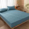 Waterproof Quilted Mattress Cover - Cotton Top, Antibacterial Fiber Fill, TPU Waterproof Layer - A-Class Health Standard