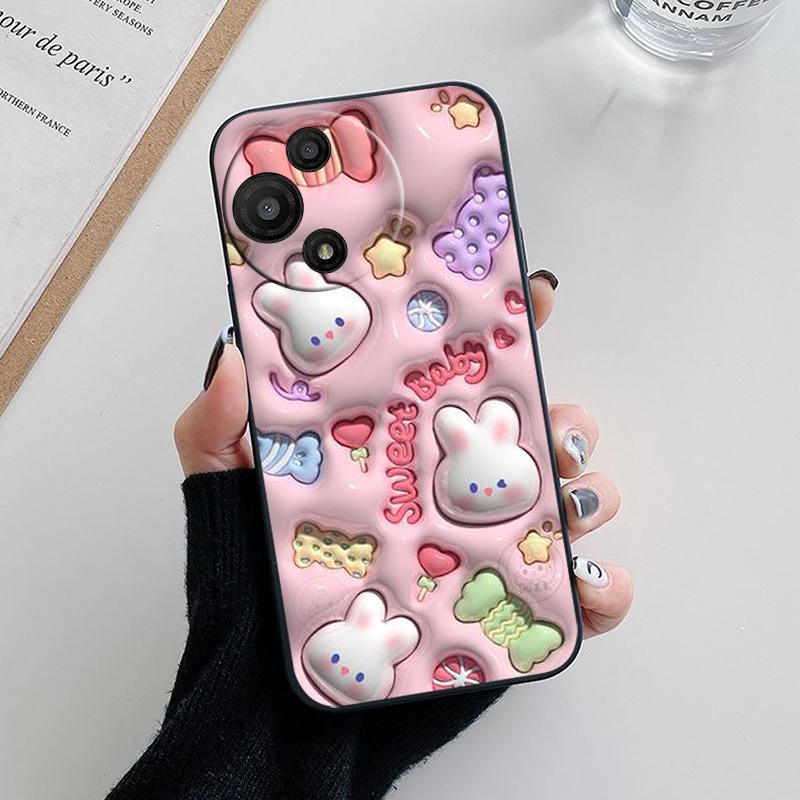 For TCL 60 SE NxtPaper 5G / 60R 5G Case Fashion Soft Silicone Back Cases for TCL 60 5G 60R Phone Cover etui Fundas Cute Cartoon