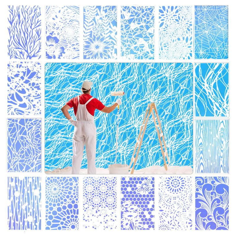 Creative Patterns, Painting Templates, Children's Creative Illustrations, Teaching Props, Reusable, Unique Patterns, Hand-made Poster Molds