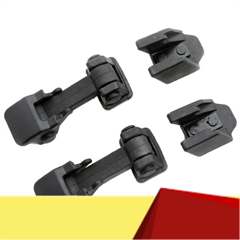 1 Set Black Hood Lock Buckle Hood Latch Locking Catch Buckle For Jeep TJ And JK Wrangler-M53K чёрный