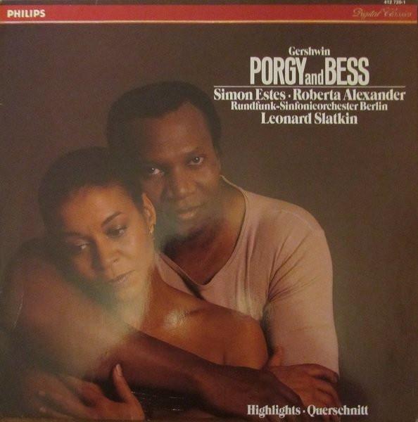 LP Record GERSHWIN SIMON ESTES  Porgy And Bess 4127201 PHILIPS 1985 Holland Classical Used