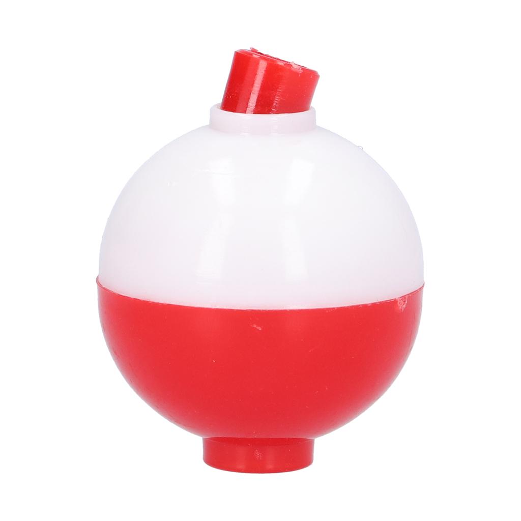 Fishing Ball Shaped Floats ABS Round Buoy Bobbers Fishing Bait Accessories Red White45mm 1.8in
