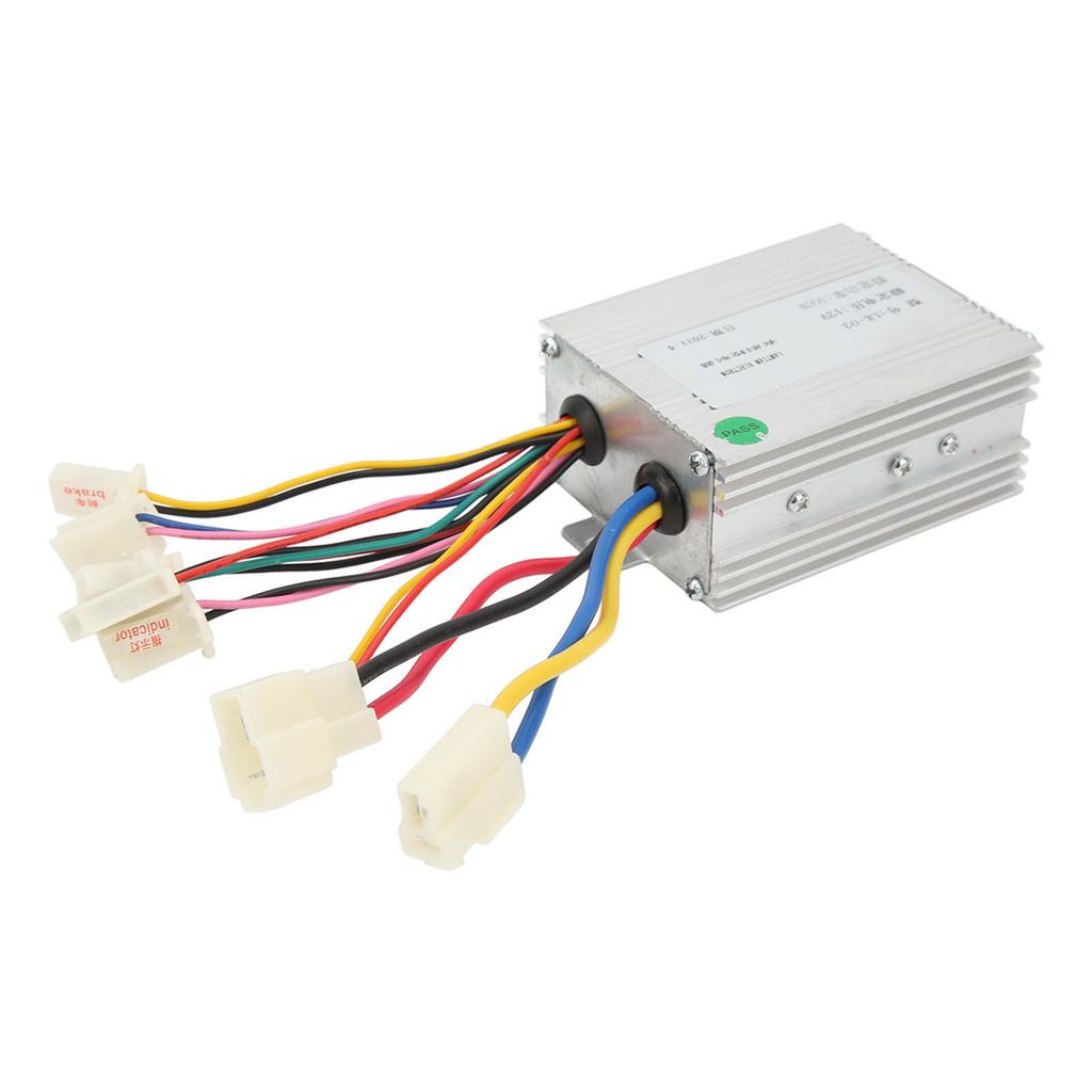 12V 500W Řadič kartáčového motoru Elektrické kolo Motocykl Řadič Zámek a sada nabíjecího portu
