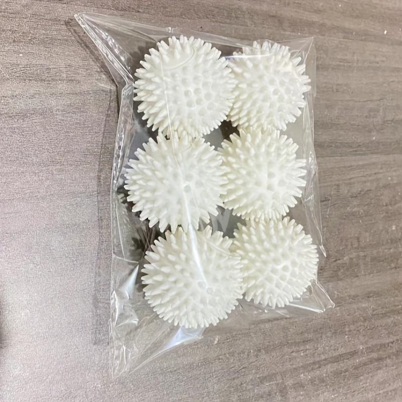 

Многоразовые шарики для стирки - Смягчают одежду, Предотвращают спутывание, Облегчают стирку - Идеальны для Хэллоуина, Рождества и Дня благодарения белый