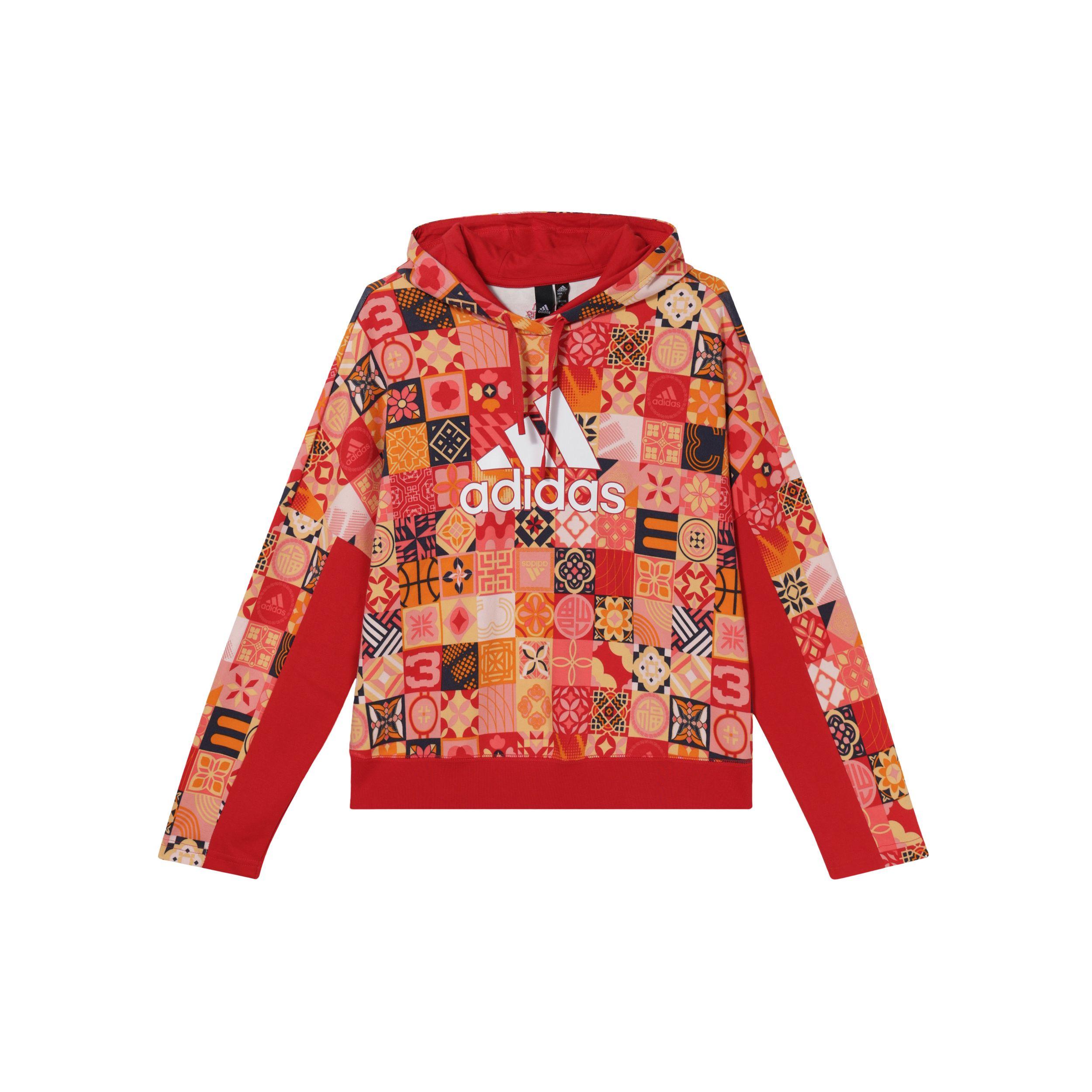 adidas Originals Women s CNY Half-Zip Sweatshirt Multicolor Women HI3262 M