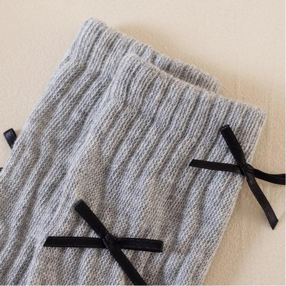 Korean Style Long Girls Socks Solid Color Grils Stocking Soft Pile-up Socks  1-5 Year