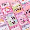 Double Coil Binding Notebook Cartoon Animal Pocket Wire Bound Memo Notepad 3D Rabbit Girl Panda Duck Mini Spiral School Office Supplies