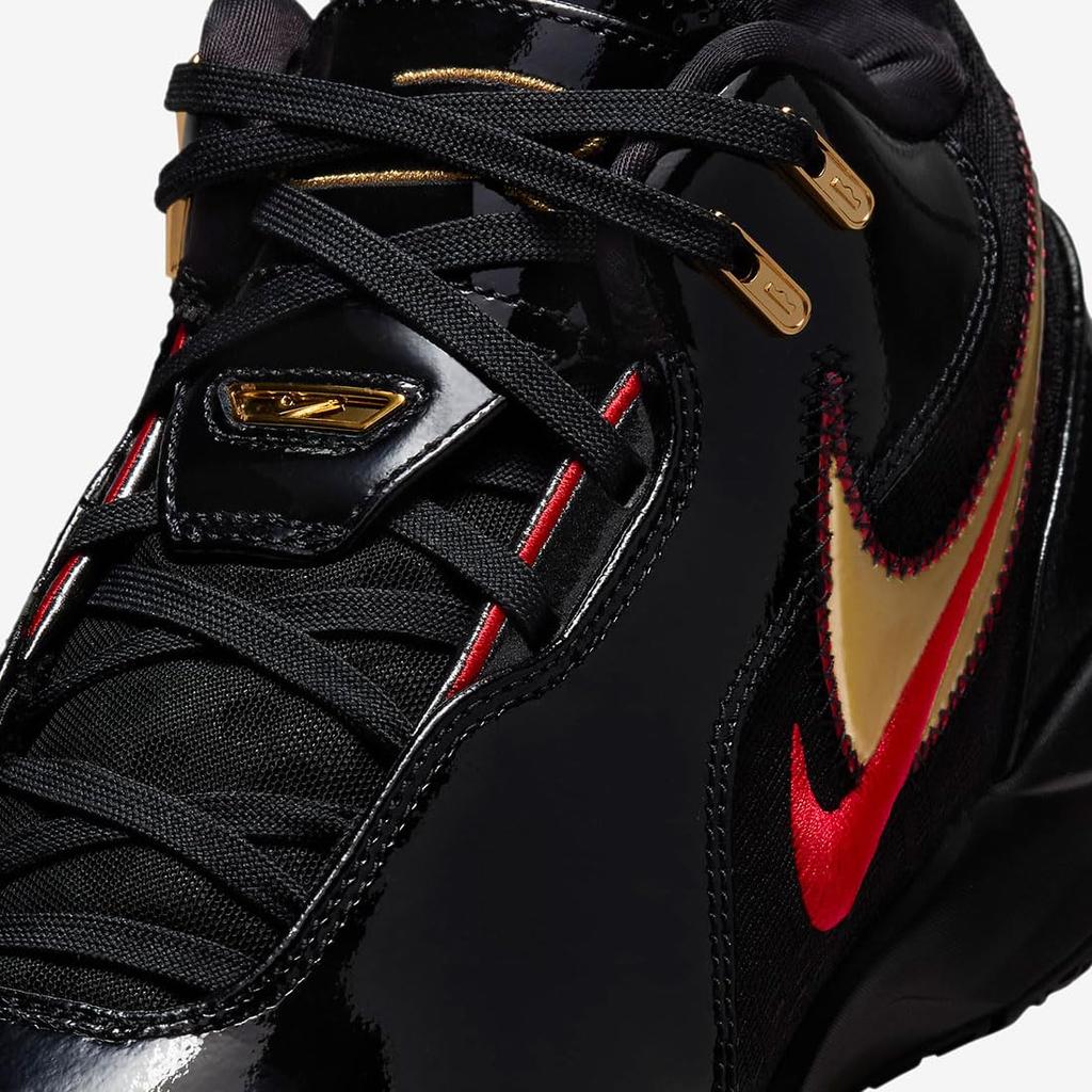 Nike LeBron NXXT Zen AMPD Size EP, Black/University Red/Metallic Gold, FJ1567-001, 26.0cm