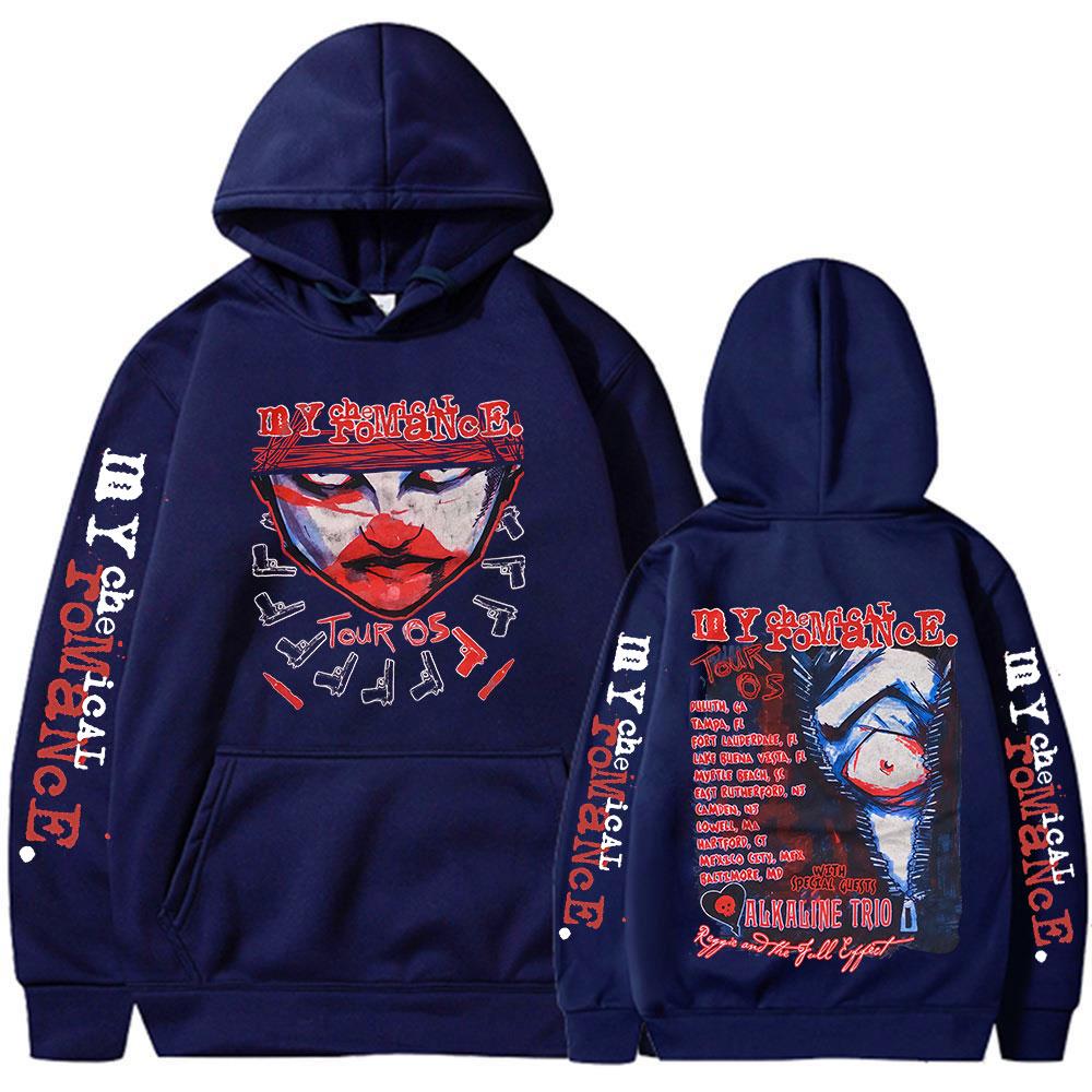 

Punk Band My Chemical Romance Tour 2005 Hoodies Men s Women Gothic Fashion Oversized Sweatshirt Fleece Long Sleeves Pullovers 3XL
