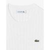 Lacoste Women S Cable Short Sleeve Crewneck Af480e 54n 001 q2nAf480e 54n001