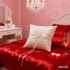 Delicate Lace Flower Bridal Rings Pillow European Styles Rings Container Cushion For Western Ceremony Event Decoration