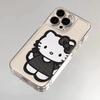 Ins Polka Dot Kt Cat Apple 11proma Mobile Phone Case iPhone11 Transparent 11 All-inclusive 11 Space Case 11 Female 11