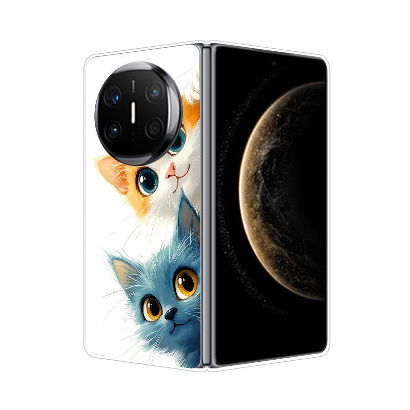 For HuaWei Mate X6 Case Marble Soft Hard PC Shell Back Cover For HuaWei Mate X3 X5 X6 X2 Full Coverage Phone Shell MateX6 Capa