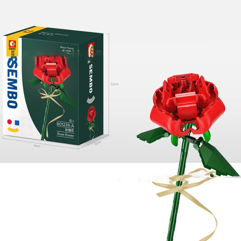 Eternal Flowers Bouquet Building Blocks Compatible For Lego Assembled Building Block Toys For