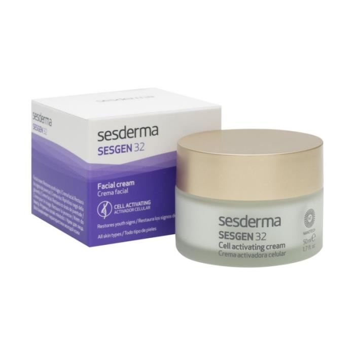 Crème - Sesderma - Sesgen 32 - 50Ml - Anti-âge - Hypoallergénique - Peaux sèches