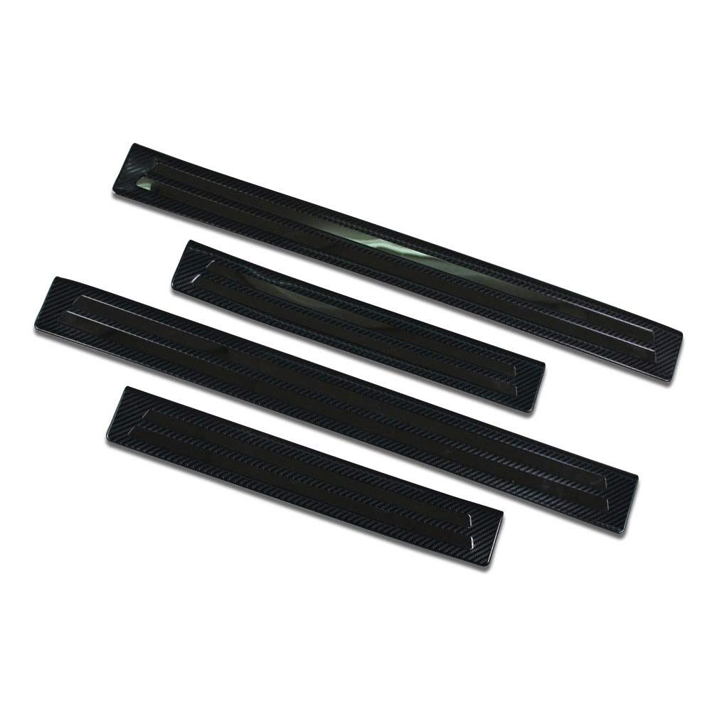 

RUIQ Накладки на пороги из нержавеющей стали для новой Mazda3 серии BP, внешние боковые пороги, разработанные эксклюзивно для Mazda3, карбоновое волокно (2019.06~) -