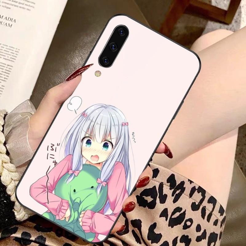Eromanga Sensei Manga Anime Phone Case For Samsung A91 A81 A73 A72 A71 A30S A20 A12 A13 A52 A53 4G 5G Soft Black Phone Cover