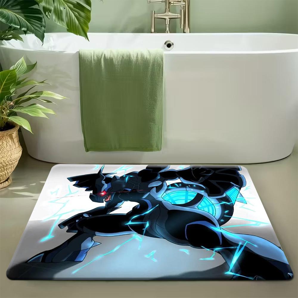 Anime Pokemon Team Rocket Jessie James Modern Fashion Print Non-Slip Absorbent Indoor Doormat Floor Rug 40x60cm