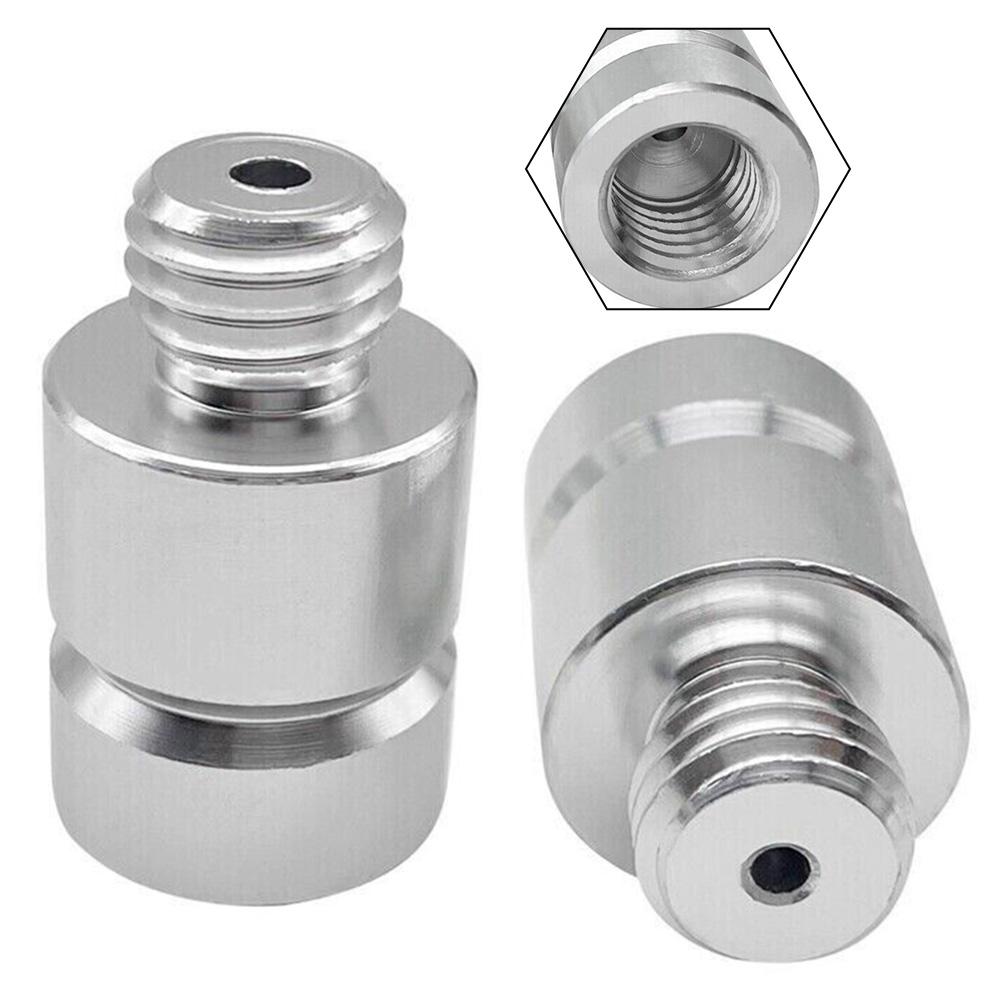 2Pack Aluminum GPS GNSS Adapter 5/8 Inch Male To Female Thread Suitable for Use with GPS Total Station and Survey Rods