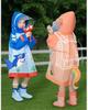 Kids Raincoat for Rainwear for Dinosaur Animal Elementary School Student Rain Storage Pouch Rainy Season Kindergarten L [VIISEN] Girls, Children's