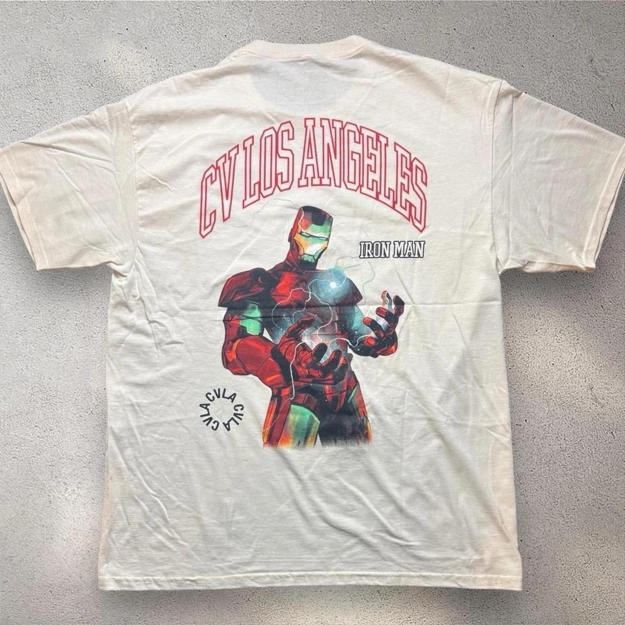 CVLA x Marvel Iron Man Graphic T- Shirt Large Streetwear Tee L
