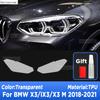 Per BMW X3 iX3 X3M G01 G45 G08 F97 2018-2024 Accessori Pellicola Protettiva TPU per Fari Anteriori Anti-graffio Esterno Auto