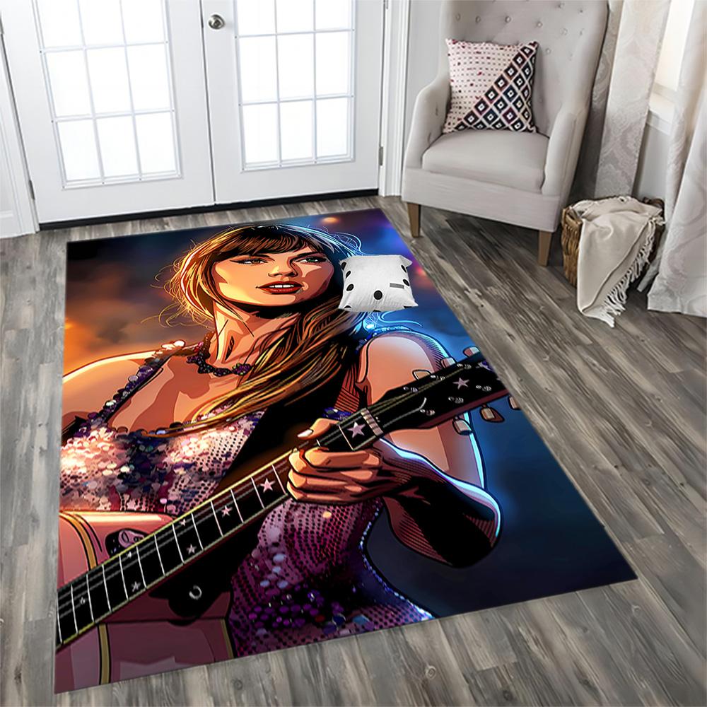 Tappeto di Taylor Swift per soggiorni, camere da letto, decorazioni per la casa e come regali.