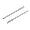 10pcs S2 Steel Cross Head PH1 PH2 Slot Screwdriver Bits Set 1 4inch Hex Shank 100mm