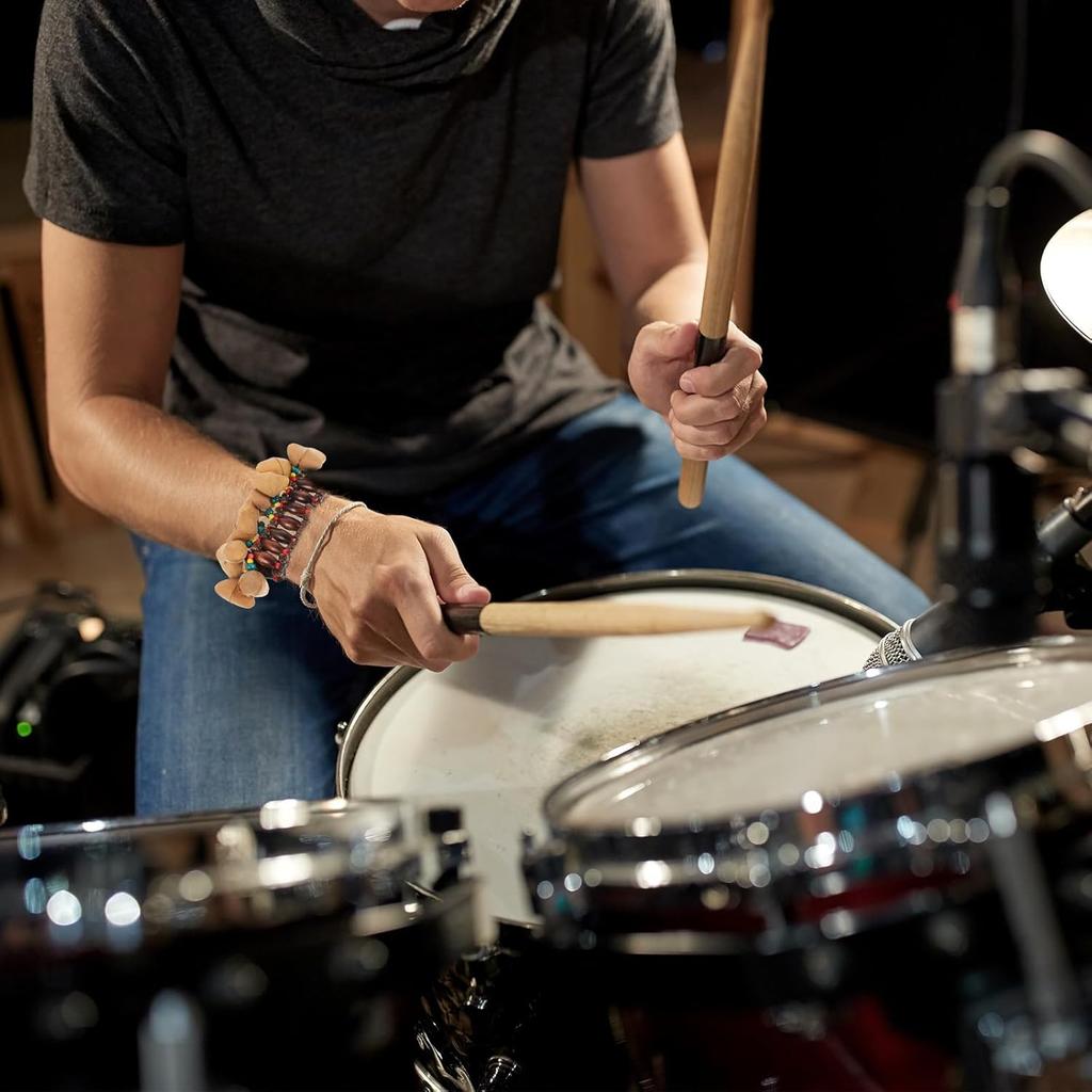 Milisten Tambora Dominicana 2 Pack African Nut Shell Bracelet Musical Instrument Handbell African Nut Bell Bracelet Bracelet, Musical Instrument Drum