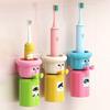 Punch Free Cute Toothbrush Holder Dopamine Children's Toothbrush Cup Set  for Home