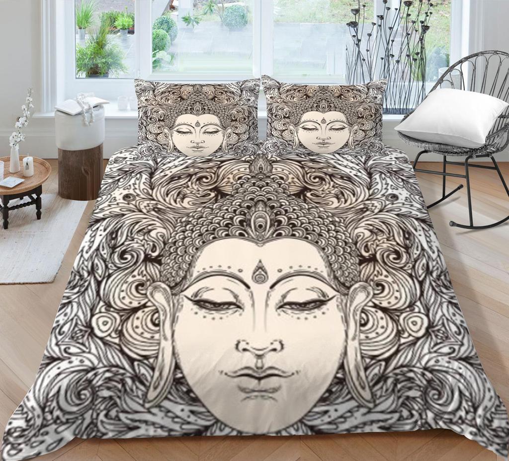 Bohemia Bedding Set Comforter Duvet Cover Soft Breathable Bed Suit Home Bedclothes 2/3pcs Luxury Polyester